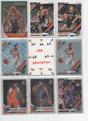 NEW Phoenix Suns U-PICK Serial #'d JERSEY AUTO Rookies BOOKER AYTON PAUL MIKAL - Picture 9 of 215