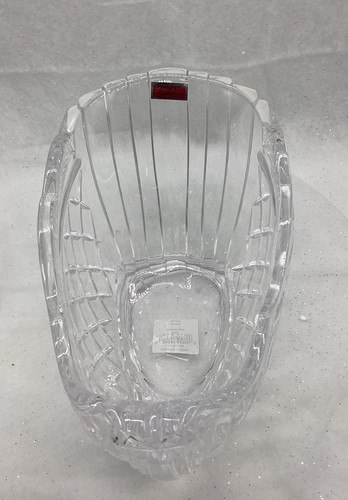 Waterford Marquis Holiday Sleigh Lead Crystal Bowl~New In Box - Picture 5 of 12