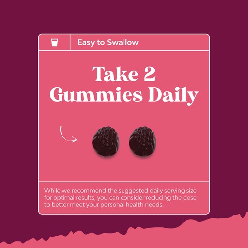 Hair Skin and Nails Gummies for Women - Extra Strength Biotin and Collagen 90ct - Picture 7 of 8