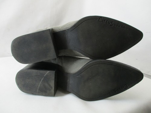 Circus by Sam Edelman Raylan Gray Suede Leather Zip Ankle Boots Womens Size 6 M - Bild 7 von 9