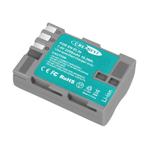 2× EN-EL3e EL3a Akku Batterie Für Nikon D70 D80 D90 D100 D200 D300 + Ladegerät - Bild 12 von 21