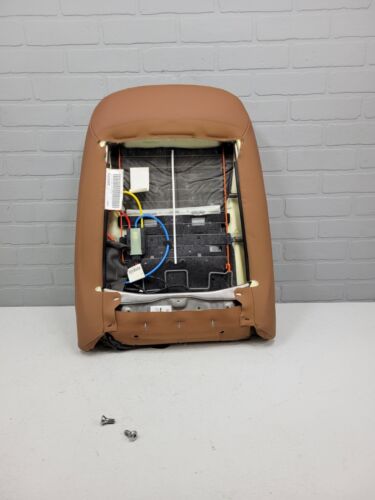 2011-2019 BMW 328iX F30 Front Driver Upper Seat Back Cushion Saddle Brown OEM - Picture 3 of 20