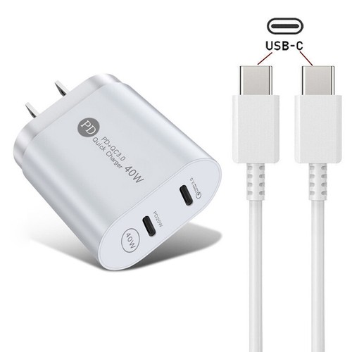 Double PD 40W Fast Wall Charge & Type C Cable For Google Pixel 7a 7 6 Pro 6a 5a - Picture 17 of 25