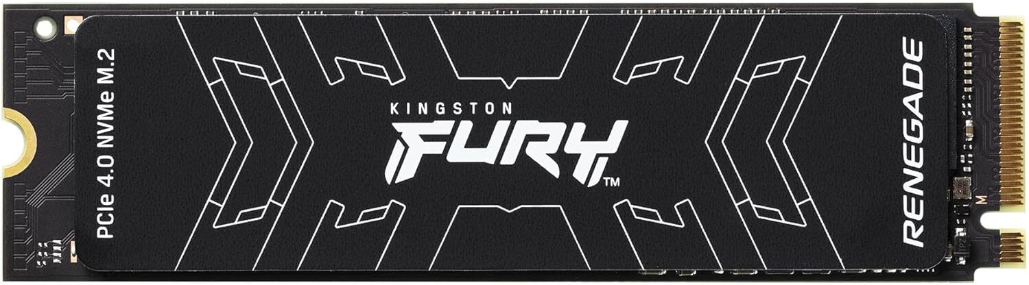 Внутренний игровой твердотельный накопитель Kingston FURY Renegade NVMe M.2 PCIe Gen 4.0 емкостью 1 ТБ