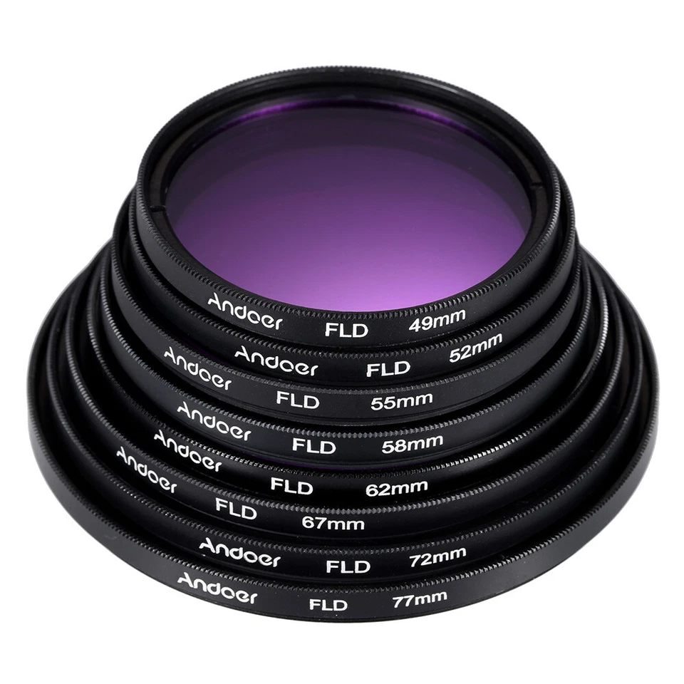 New 3pc Andoer 52mm Filter Kit(+CPL+FLD)for Canon DSLR camera Lens S7N3 - Image 4 of 4
