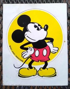 Rare-Vintage-1970s-Walt-Disney-World-Productions-Mickey-Mouse-Sticker