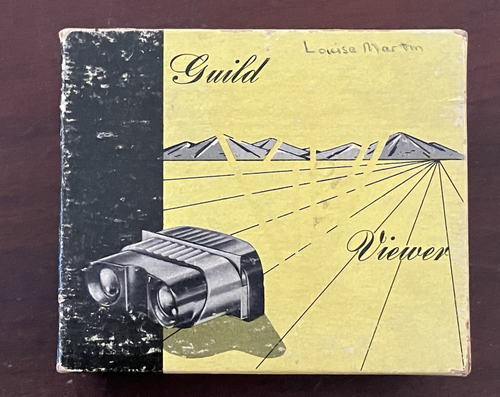 Vintage Craftsmen’s Guild Hollywood California 3D Viewer OVP Diarahmen