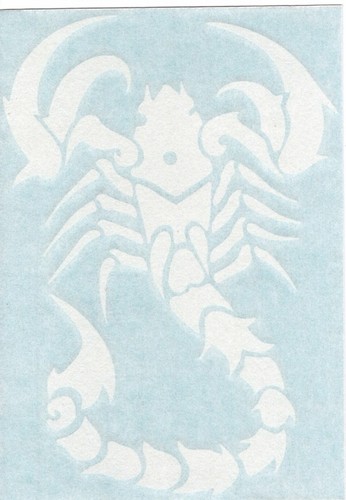 Tribal Scorpion Scorpio - Auto Auto Fenster hochwertiger Vinyl Aufkleber Aufkleber 01037 - Bild 2 von 2