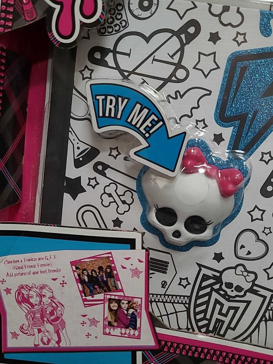 2013 Monster High Light Up Make It Clawsome Activity Journal 