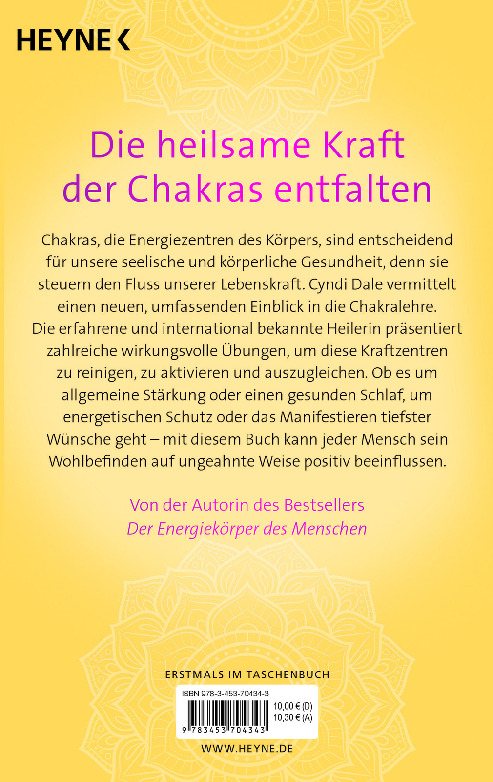 Thumbnail - Cyndi Dale / Das Handbuch Der Chakra-arbeit / 9783453704343