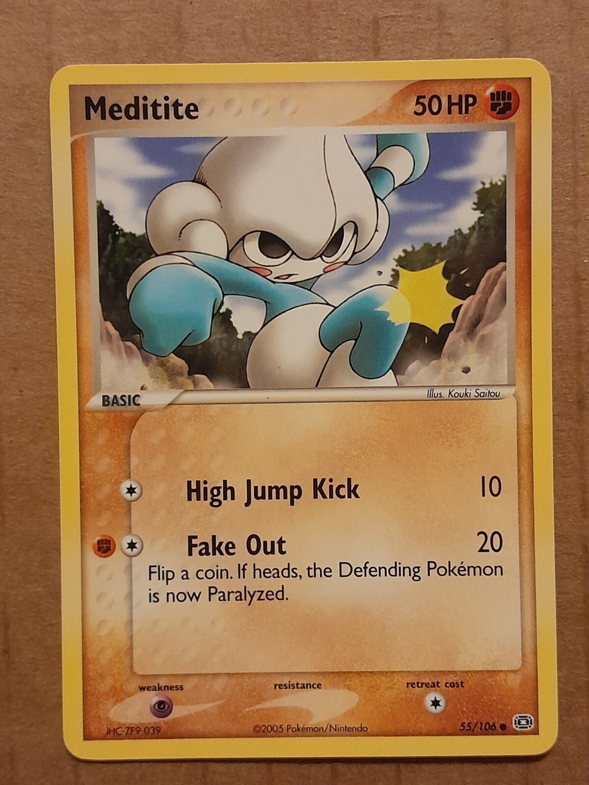 Pokemon Meditite 55/106 ex Emerald NM-MINT See Pictures