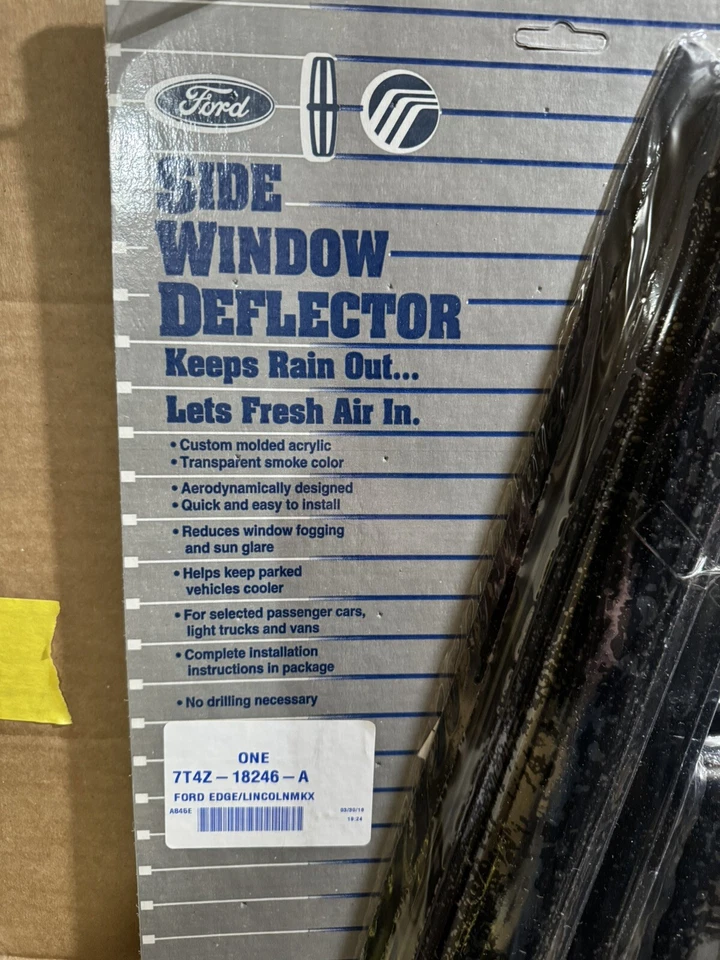 Дефлекторы боковых окон 07–15 Ford Edge Lincoln MKX 7T4Z-18246-A - Изображение 2 из 2