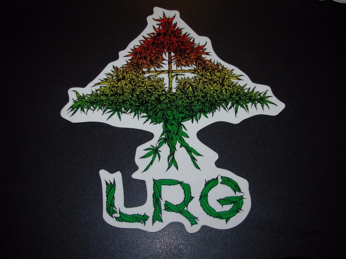LRG Lifted Research Group 7" Weed Tree STICKER skate skateboards helmets  decal | eBay