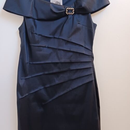 Joseph Ribkoff Dress UK 12 Worn Once Navy Stretch Occasion Wedding Evening Party - Picture 10 of 12