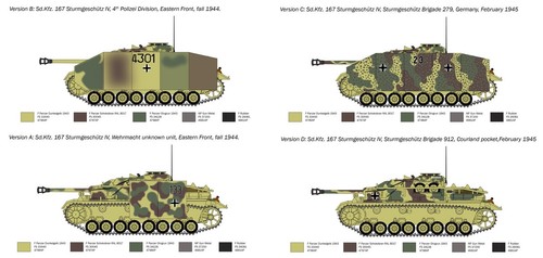 Italeri Plastic Model kit 1/35 WWII German Sd. Kfz. 167 SturmGeschutz IV 0223 - Picture 4 of 5