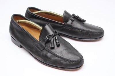 Allen Edmonds Urbano Mens Tassel Loafers 11.5 D Black  display picture 1
