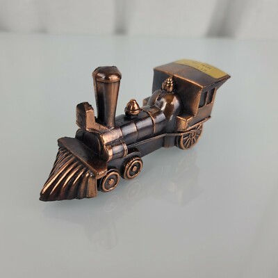 Vintage Metal Brass Copper Train Steam Engine 1880 Hill City