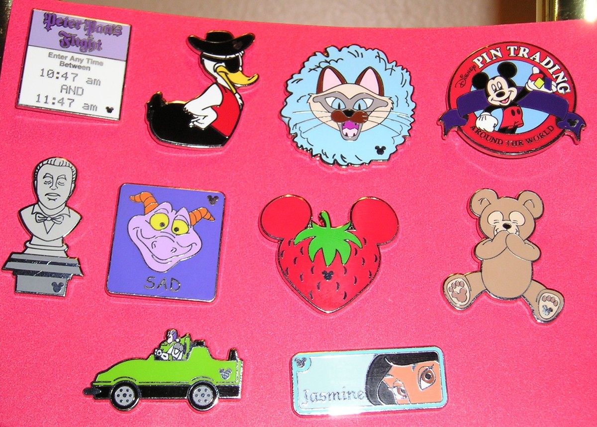 Trading Pin / MLBP2008 DISNEY ミッキー ピンバッジ 2008 Disney Colorful Mickeys Face Red/pink Trading Pin | eBay