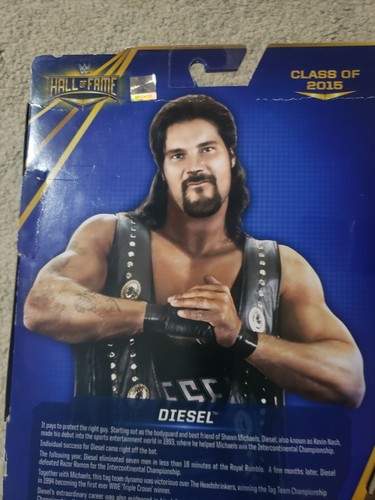 WWE ELITE Opened HALL OF FAME DIESEL FIGURE leg-17 Signed Autographed See Pic - Picture 5 of 11