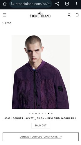 Stone Island Shadow Project Made in Italy Silk Nylon Silon Bomber Jacket M - Picture 17 of 19
