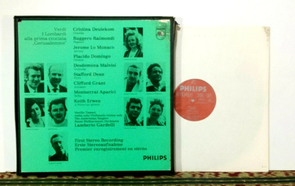 Verdi, I Lombardi, 1972 - 3 x LP Box, Deutekom, Domingo, Raimondi - NM Vinyl - Image 3 of 4