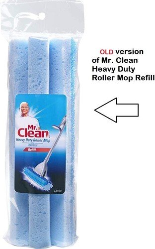Mr Clean Roller Mop Repuesto Clásico Azul Absorbente Fregona Esponja - Imagen 4 de 4