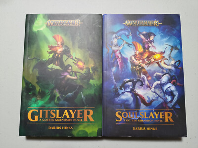 Gitslayer & Soulsayer paperbacks - Darius Hinks - Warhammer Age of Sigmar