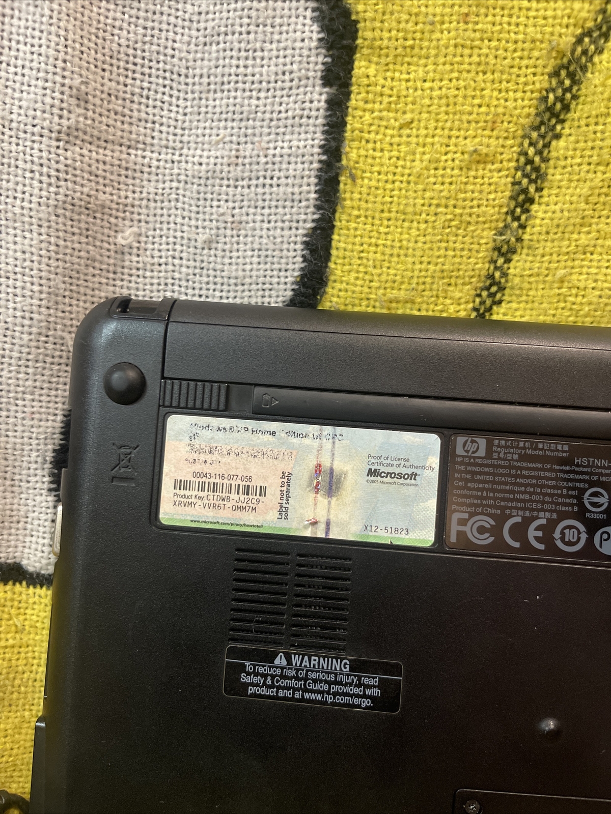 HP Mini 110-1046NR Laptop Intel Atom N270 1.60GHz 2GB Memory 320GB HDD Win 7 - Picture 5 of 7