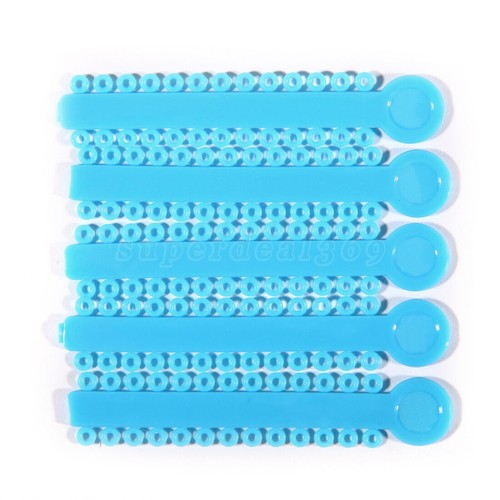 Dental Ortho Ligaturkrawatten elastische Gummibänder 1040 Stck./Tasche 47 Farben UK - Bild 27 von 390