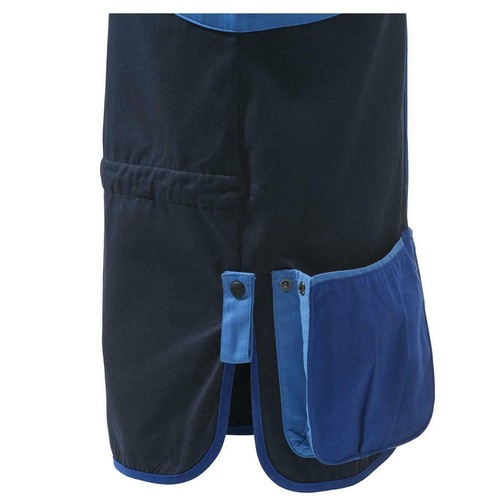 Beretta Full Cotton Shooting Vest Skeet Blue & Navy Trap Clays Game #GT681 - Picture 4 of 4