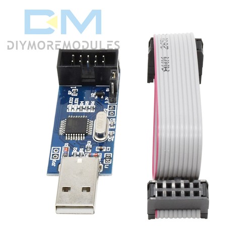 ATMEGA16 Minimum AVR System Board ATmega32 + USB ISP USBASP Programmer Cable - Picture 29 of 30