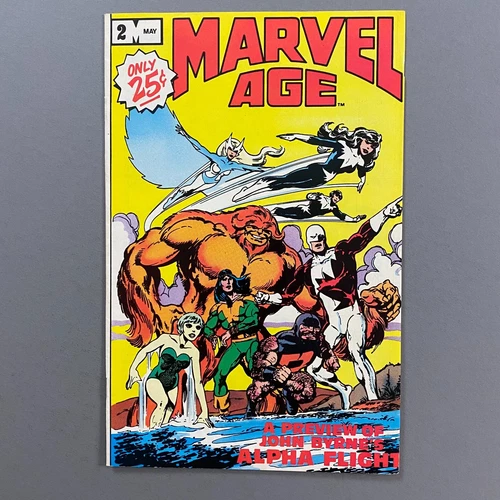 MARVEL AGE 2 1ST FULL COVER APPEARANCE ALPHA FLIGHT (1983, MARVEL)