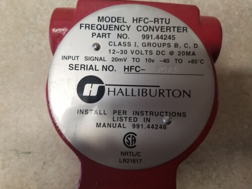 Halliburton HFC-RTU, Convertitore di frequenza 12-30 DC Mod (Box193) - Foto 5 di 6