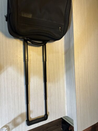 Briggs & Riley 14" BRW14 Rolling Tote Duffle Briefcase Extended Handle Black EUC - Picture 7 of 10