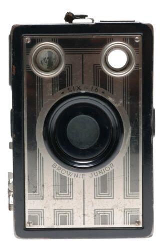 Kodak Brownie Junior Six-16 Art Deco Box Postcard 616 Film Camera - Picture 1 of 8