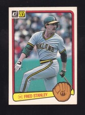 1983 Donruss Fred Stanley #197 Oakland Athletics