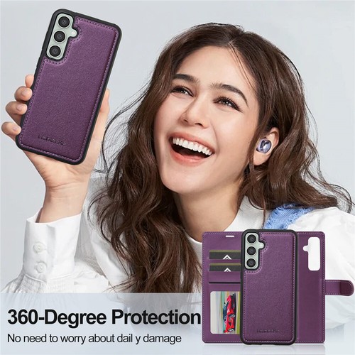 Detachable Wallet Case Leather Flip Cover For Samsung A56 A36 A16 A55 A35 A15 54 - Picture 80 of 84