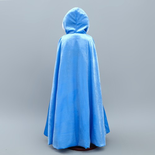 Christmas Halloween Elsa Snow White Princess Winter Girls' Toddler Cape Cloak - Picture 7 of 49