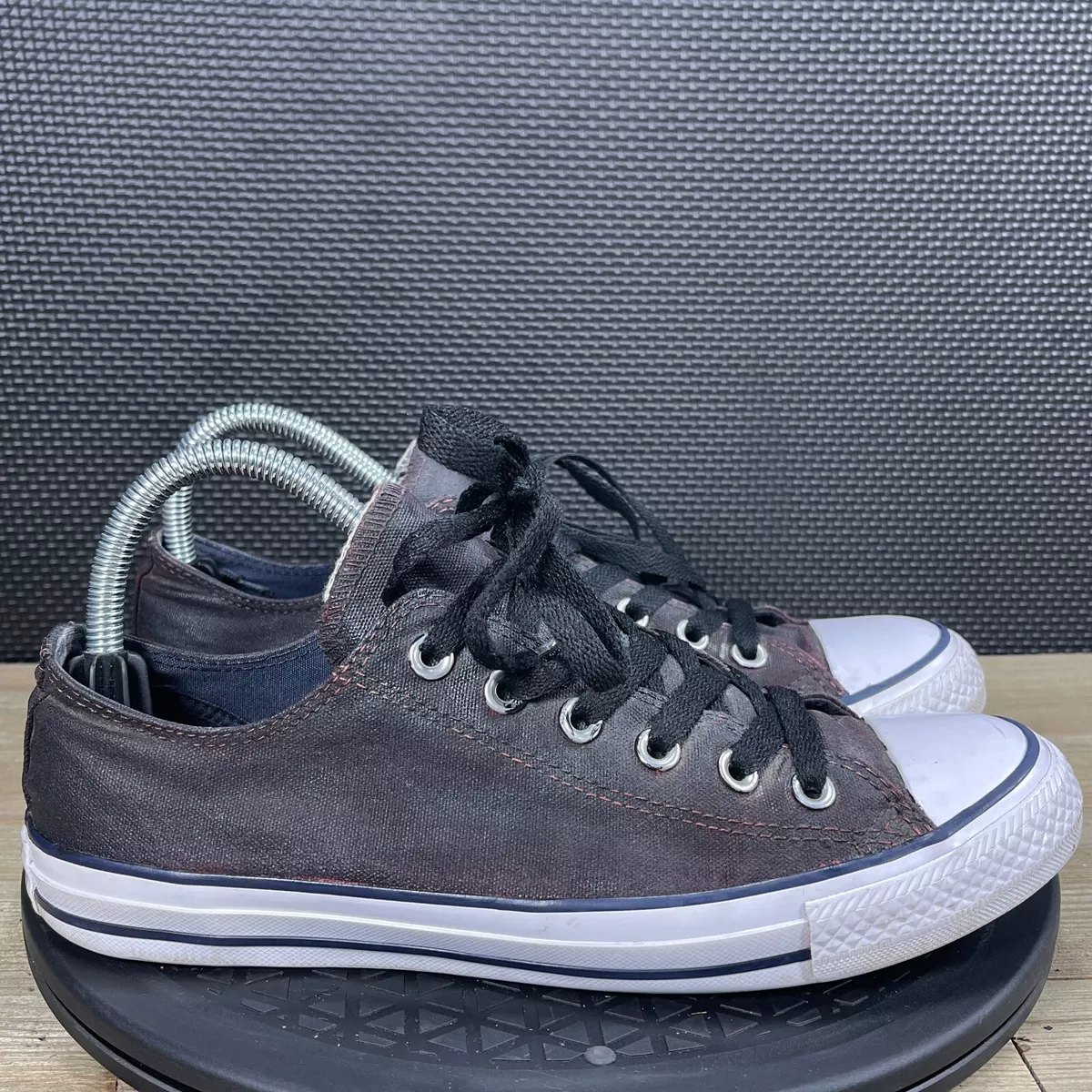 Converse Chuck Taylor All Star Dainty Ox Dyed Black Canvas Sneaker Men 9 | eBay