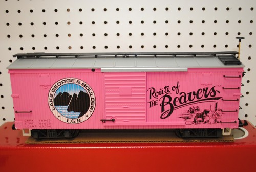 LGB 4090 Lake George & Boulder Route of the Beavers Box Car *G-Scale* - Picture 2 of 8