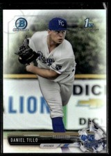 2017 Bowman Draft #BDC-59 Daniel Tillo Chrome Refractor QTY AVAIL HS