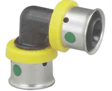 Viega 49270 PureFlow PEX Press 90-Degree Elbow 1-1/4 Inch Polymer Domestic - Picture 1 of 2