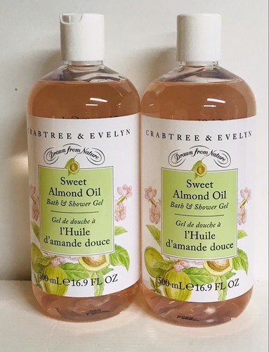 Crabtree & Evelyn Sweet Almond Oil Bath & Shower Gel - 16.9 fl oz Each - Picture 1 of 2