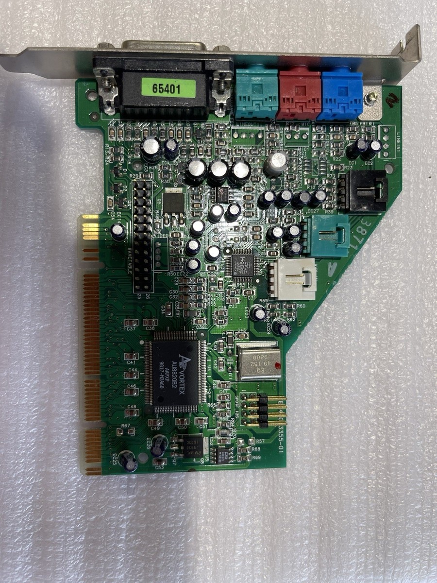 TURTLE BEACH MONTEGO AUREAL VORTEX AU8820 PCI SOUND CARD A3D