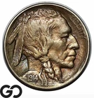 1914-D Buffalo Nickel, Tough Choice XF Better Date