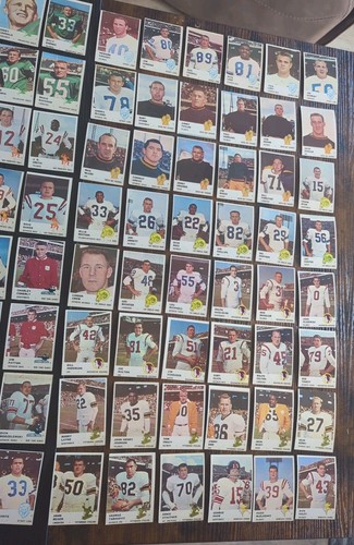 1961 Fleer Complete Football Set 1-220 Don Meredith Don Jim Otto Maynard Rookies - Picture 5 of 15