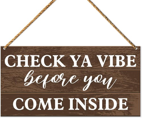 Funny Welcome Sign for Front Door Porch, Home Office Hello A7