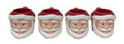 Vintage Applause Santa Face Christmas Plastic Cup 8 oz Childrens Mug Sculpted 3D