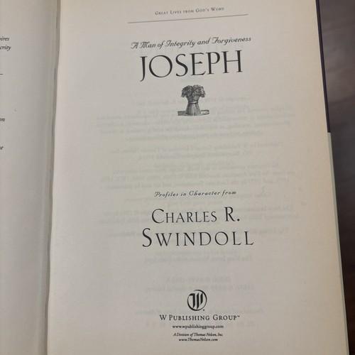 Joseph By Charles Swindoll HBDJ - Picture 7 of 13