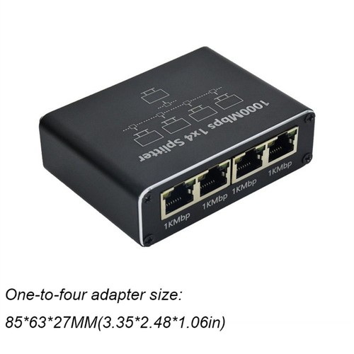 Simultaneous Networking Gigabit Ethernet Splitter 1000Mbps Extender Computer - Afbeelding 6 van 12
